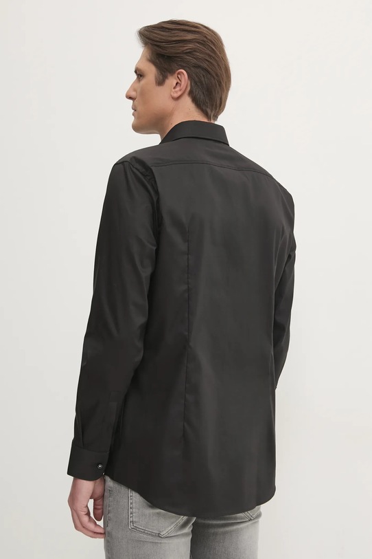 BOSS koszula bawełniana czarny 50532875