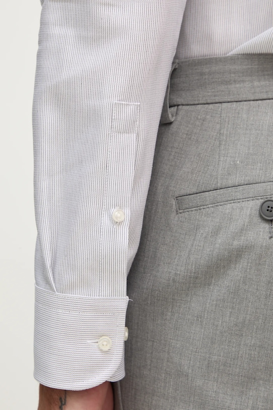 BOSS cămașă din bumbac 50533040 alb SS25