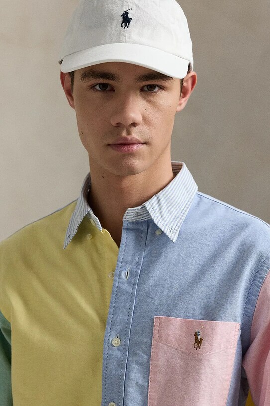 Polo Ralph Lauren cămașă din bumbac multicolor 710928919