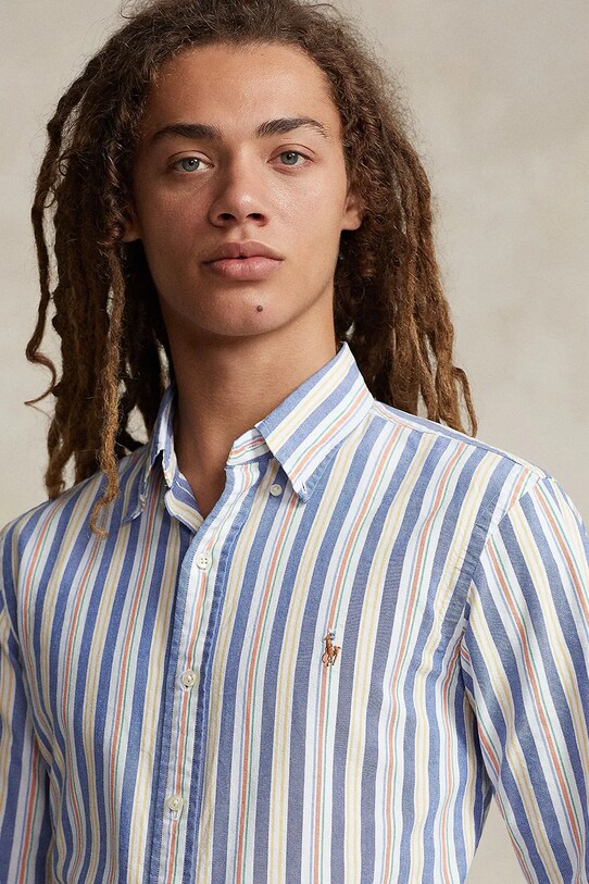 Бавовняна сорочка Polo Ralph Lauren барвистий 710928920