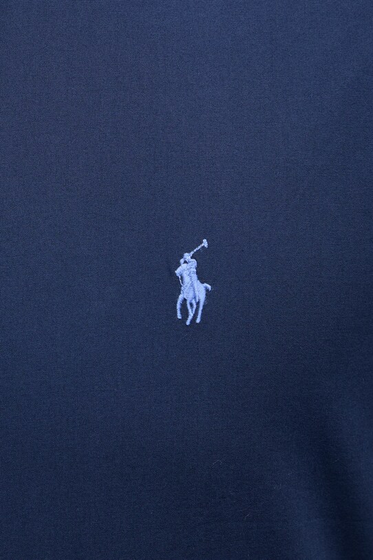 Βαμβακερό πουκάμισο Polo Ralph Lauren 710945315 σκούρο μπλε