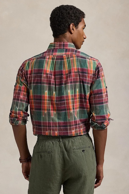 Polo Ralph Lauren camicia in cotone 710958362 multicolore SS25