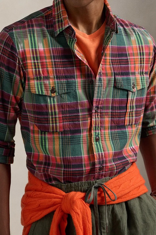 Bavlněná košile Polo Ralph Lauren vícebarevná 710958362
