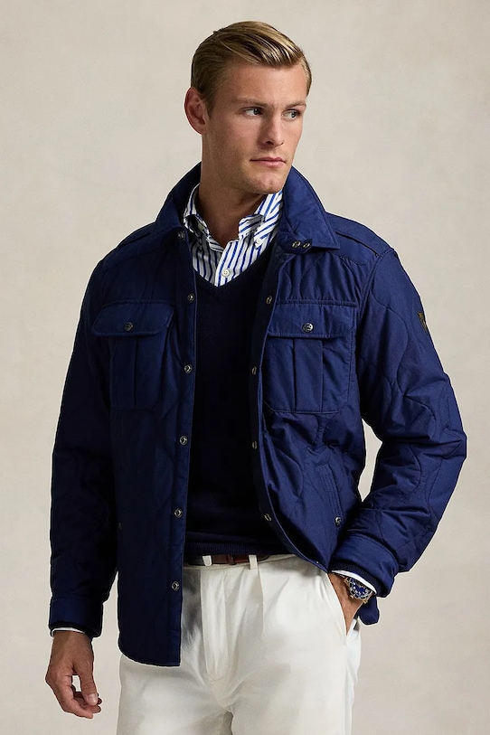 Bunda Polo Ralph Lauren přechodné námořnická modř 710961951