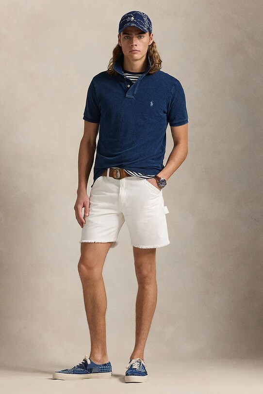 Odjeća Pamučna polo majica Polo Ralph Lauren 710970582 plava