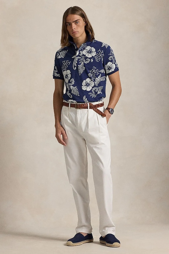 Oblačila Bombažen polo Polo Ralph Lauren 710956684 črna