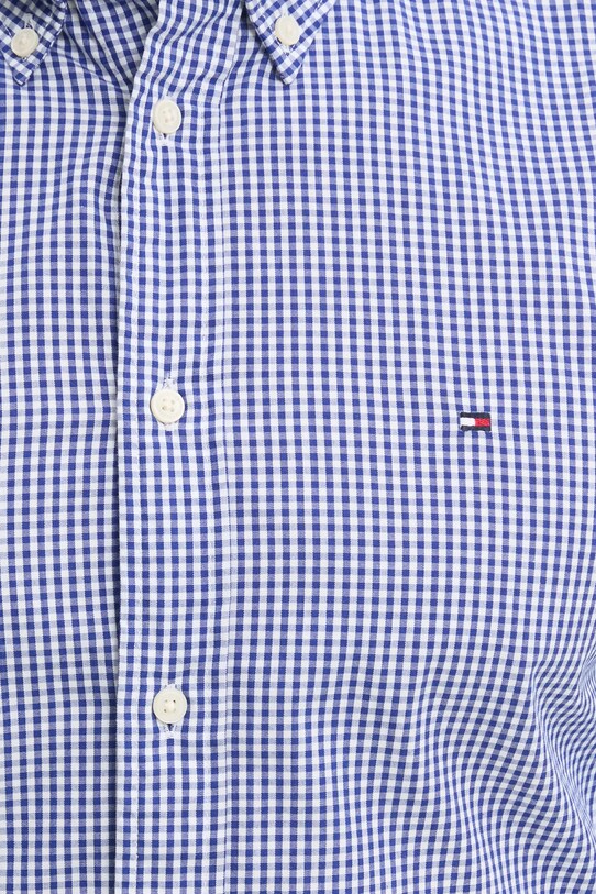 Хлопковая рубашка Tommy Hilfiger MW0MW37548 тёмно-синий SS25