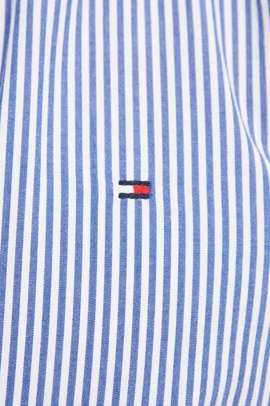 Бавовняна сорочка Tommy Hilfiger MW0MW37549 блакитний SS25
