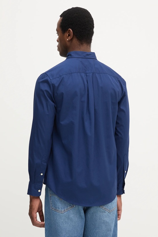 Odzież Tommy Hilfiger koszula bawełniana MW0MW37550 granatowy
