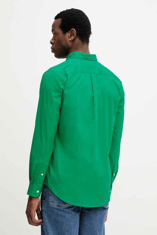 Odzież Tommy Hilfiger koszula bawełniana MW0MW37550 zielony