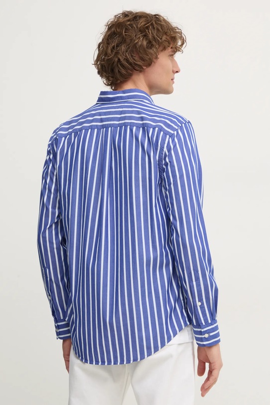 Oblečení Bavlněná košile Tommy Hilfiger MW0MW37556 námořnická modř