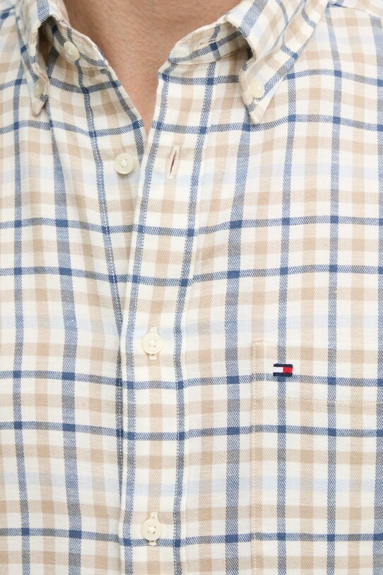 Tommy Hilfiger camasa din amestec de in MW0MW37573 bej