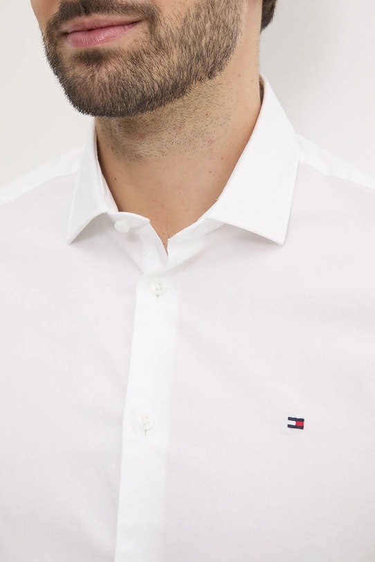 Pamučna košulja Tommy Hilfiger MW0MW37597 bijela