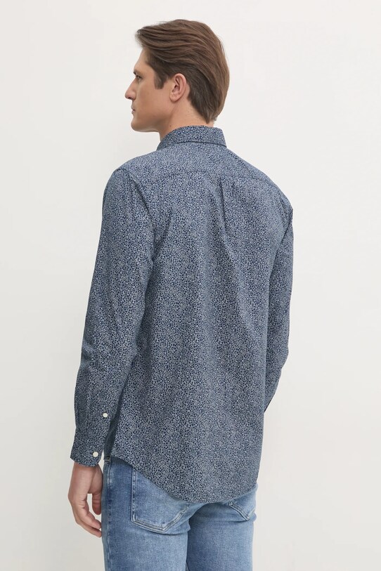 Бавовняна сорочка Tommy Hilfiger темно-синій MW0MW38089