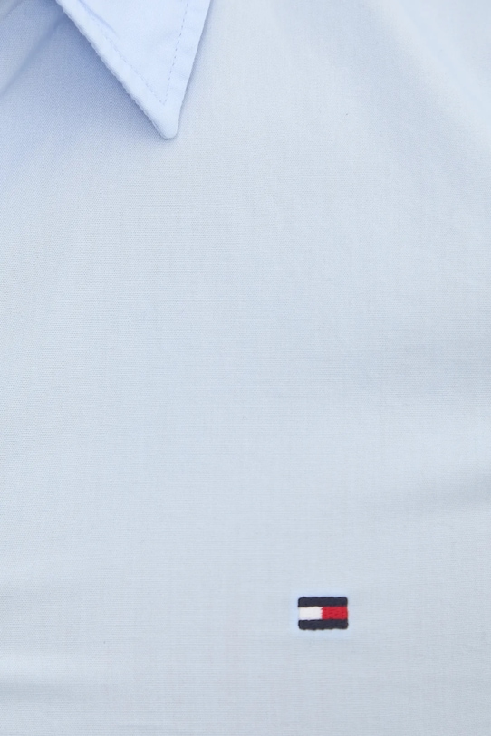 Бавовняна сорочка Tommy Hilfiger MW0MW38137 блакитний