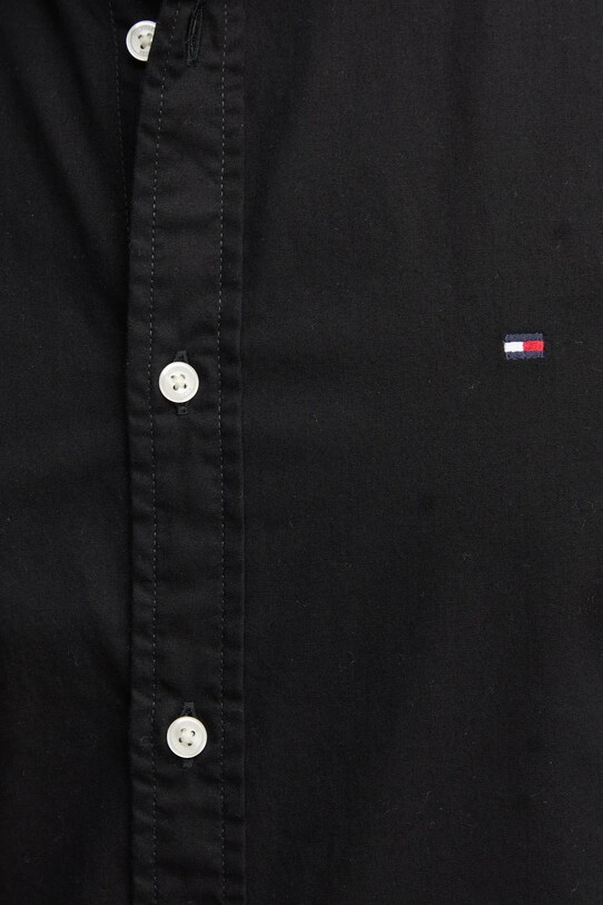 Бавовняна сорочка Tommy Hilfiger MW0MW38137 чорний