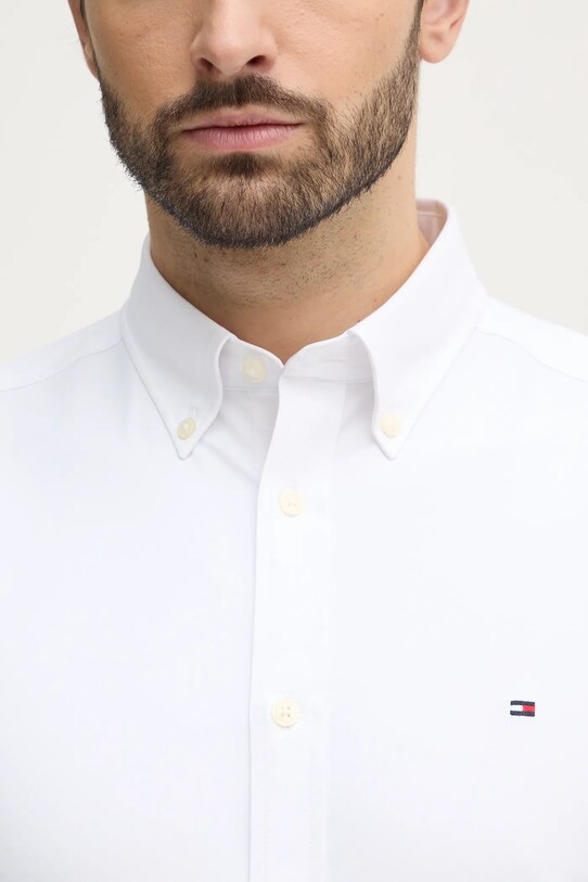 Tommy Hilfiger camasa MW0MW39004 alb SS25