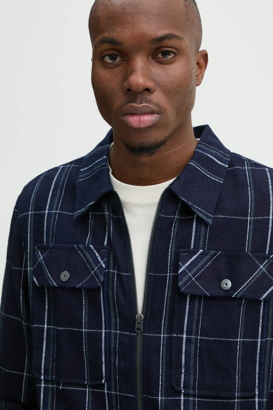 G-Star koszula bawełniana granatowy D25825.D745