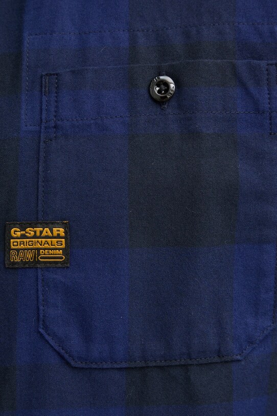 G-Star cămașă din bumbac D23553.D412 bleumarin