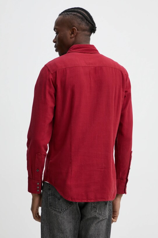 Одежда Хлопковая рубашка G-Star D25223.D454 красный