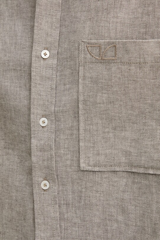 Πουκάμισο από λινό IRO MP18ARIC μπεζ