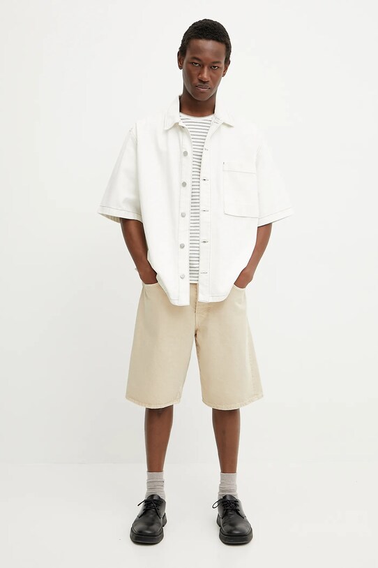 IRO koszula jeansowa MP18CHERIFFA beżowy SS25