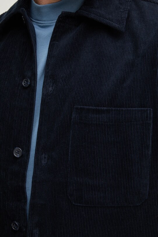 Вельветовая рубашка Samsoe Samsoe M24400043 тёмно-синий