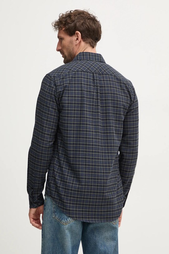 Oblečenie Bavlnená košeľa Samsoe Samsoe M24400039 tmavomodrá