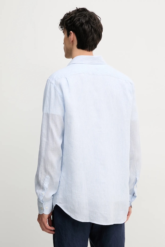 Îmbrăcăminte Paul&Shark cămașă de in 25413010CF albastru