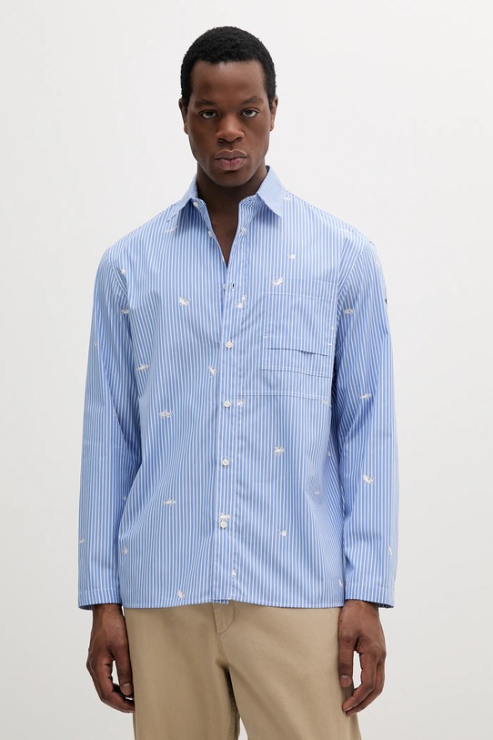 Paul&Shark cămașă din bumbac cu modele albastru 25413240