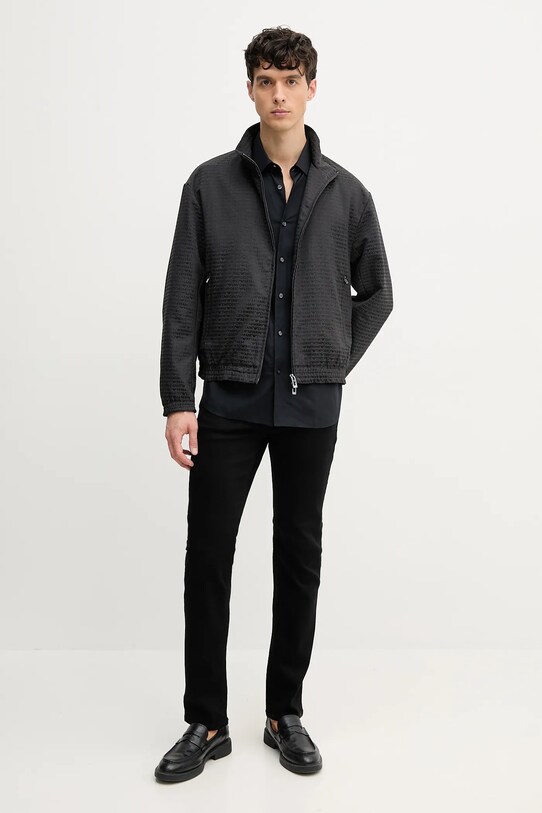 Emporio Armani koszula EM001537.AF14214 granatowy SS25
