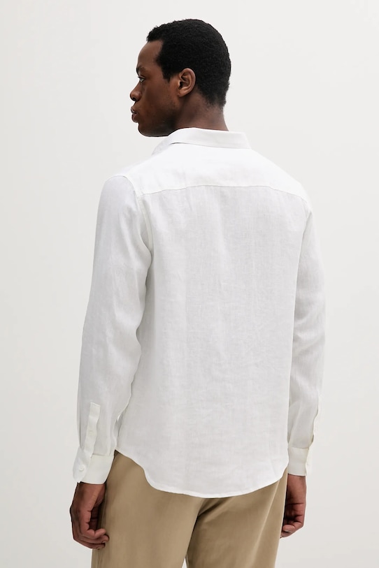 Oblečenie Ľanová košeľa Armani Exchange XM001221.AF14619.NOS béžová