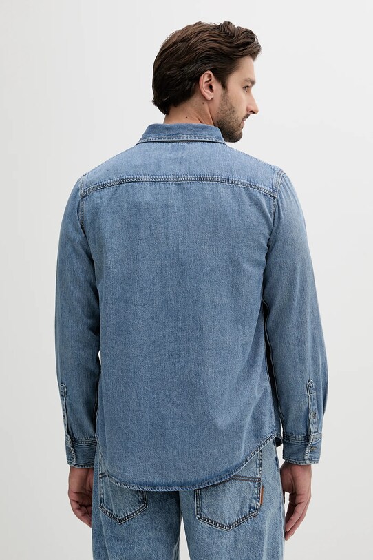 Odzież Armani Exchange koszula jeansowa XM001238.AF15123 niebieski