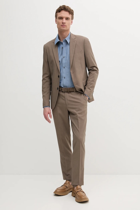 Armani Exchange koszula bawełniana XM000666.AF13208 niebieski SS25