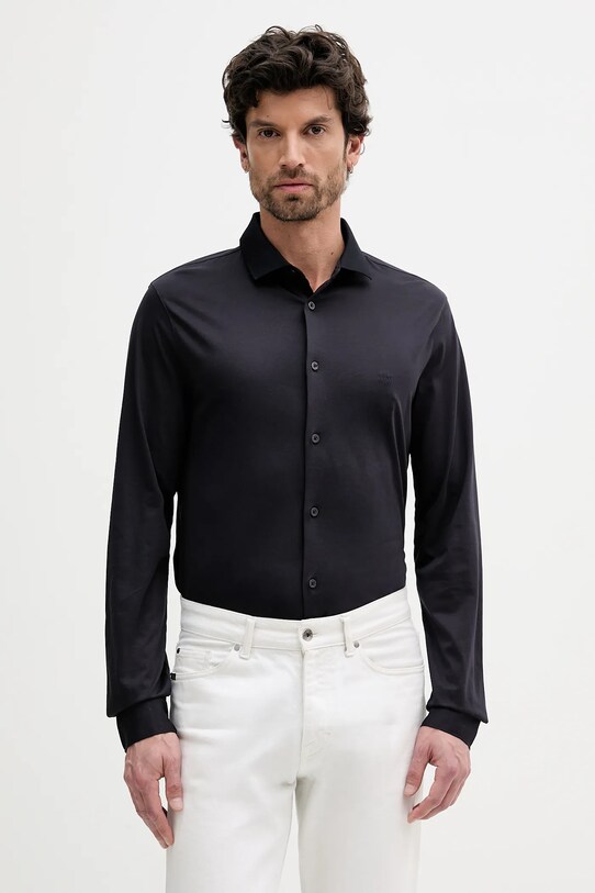 Хлопковая рубашка Armani Exchange casual тёмно-синий XM000497.AF10364