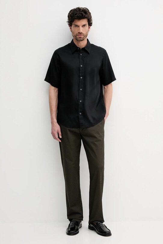 Рубашка Armani Exchange XM000451.AF13172 чёрный SS25