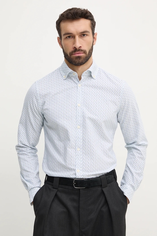 Бавовняна сорочка Joop! довгий білий 30044861