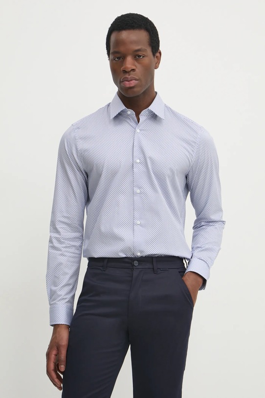 Bavlnená košeľa Joop! slim modrá 30044899