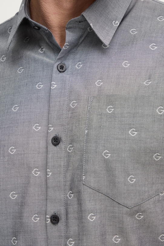 Guess koszula COLLINS M5RH05.WFXX1 szary SS25