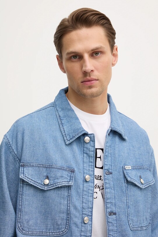 Сорочка Guess BILLY блакитний M5RN30.D5KW1