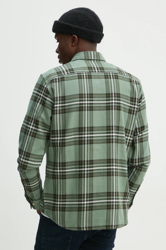 Odzież Marc O'Polo koszula bawełniana 520732042090 zielony