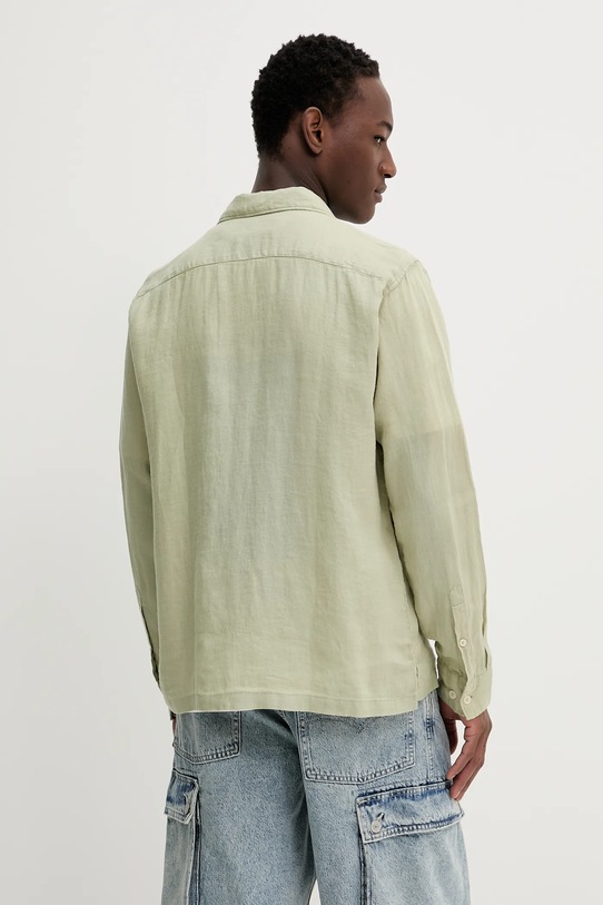 Abbigliamento Marc O'Polo camicia di lino 523735342082 verde