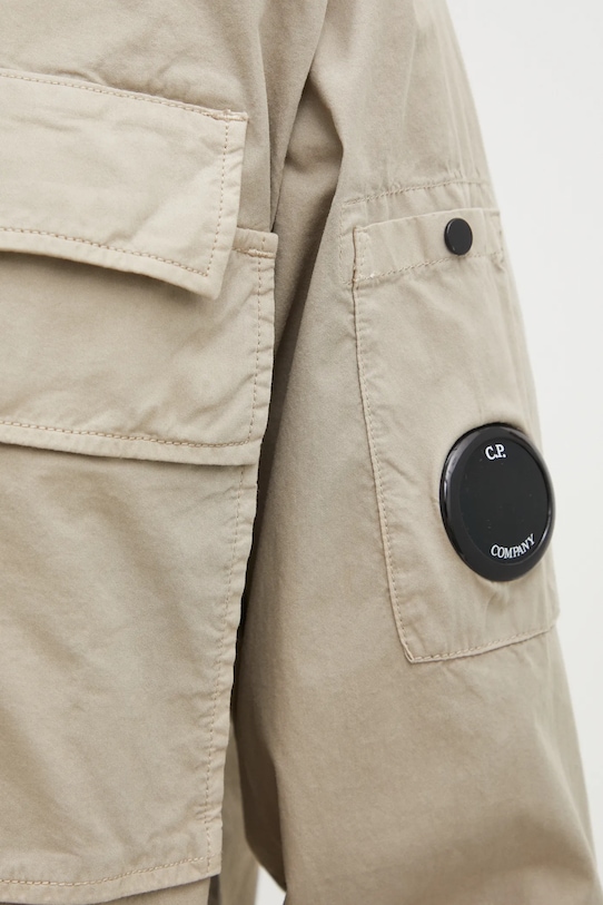 Bavlnená košeľa C.P. Company 18CMSH128A110143G béžová