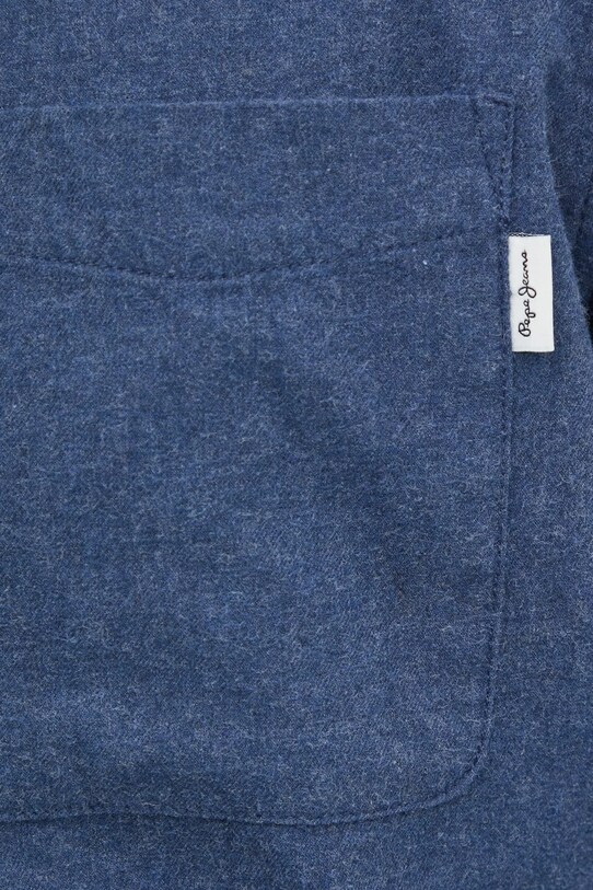 Хлопковая рубашка Pepe Jeans AARON PM308804 тёмно-синий SS25