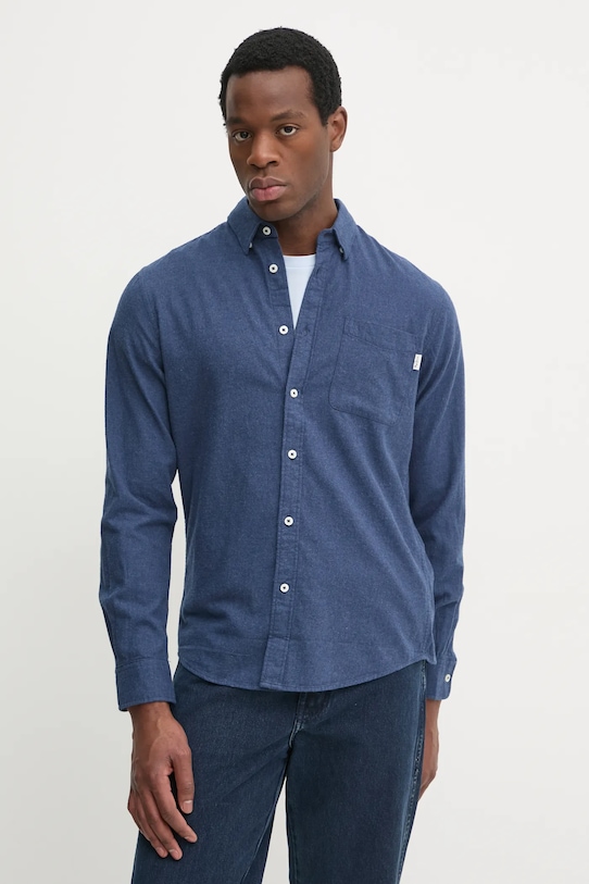 Pepe Jeans koszula bawełniana AARON PM308804 granatowy
