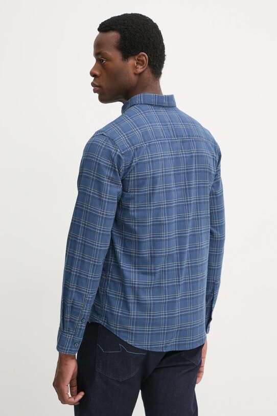 Pepe Jeans cămașă din bumbac ALAN bleumarin PM308806