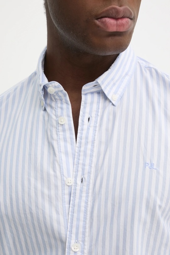 Pepe Jeans koszula bawełniana ANDER PM308807 niebieski SS25