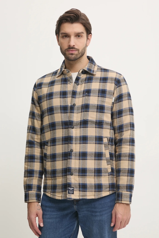 Pepe Jeans kurtka STEEVE bez kaptura beżowy PM308810