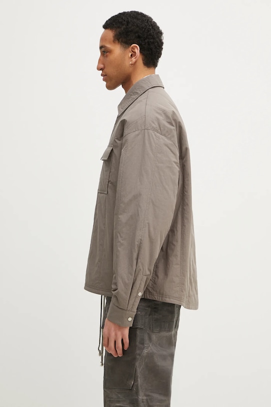 Represent geaca Quilted Overshirt MLM2911.46 gri SS25