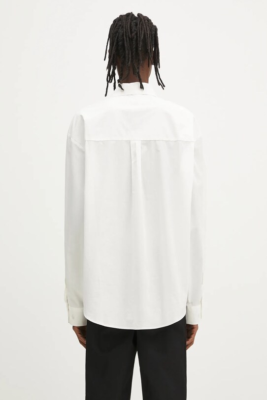 Одежда Хлопковая рубашка Represent Raceway Shirt MLM2961.26 белый